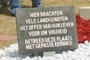 Tekst op het bord