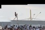 Comemorando o Gol em cima do muro!!!