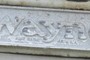 old gas pump  name plate