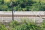 Railroad line.
