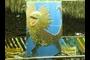 Frilled lizard mosaic
