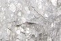 A mix of faceted and rounded clasts
