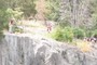 Time series of Jay walking downhill