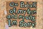I'm Sorry!