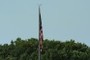 Eagle topped flapole