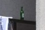 Dangerous place for a bottle