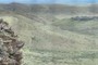 Looking towards the nose of the plunging anticline.