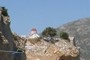 church cemetery overlooking pigadia bay 