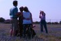 A family poses