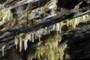 Row of Silica Stalactite