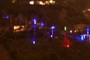 Illuminated Palm Trees