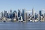 New York City during the day in High resolution shot from Hamilton Park