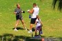 Working out in the park