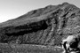 View of slope deposits